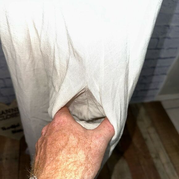 NWT Vasna boho linen blend pocket dress high low - Picture 12 of 14